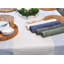 Chemin de table en coton avec bords cousus décoratifs, écharpe de commode, couvercle supérieur de meuble-870006307-864054055