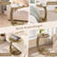 Abstract End Table-100662305