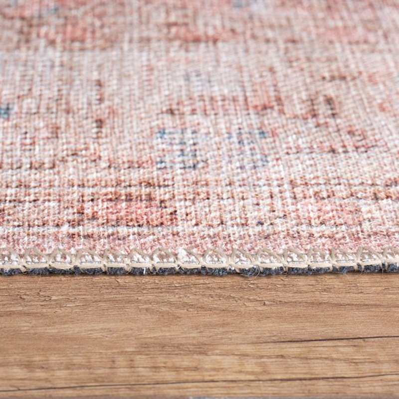 Luxurious Machine Washable Area Rug, 4.9 x 7.5 Feet, 100% Polyester, 1850 g/m², Pile Height: 0.2 inches | Eco-Friendly Recycled Poly Cotton Backing | Perfect for Living Room & Bedroom, Soft and Durable Design