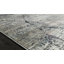 Tapis taupe / bleu à motif abstrait Aiken-31337136