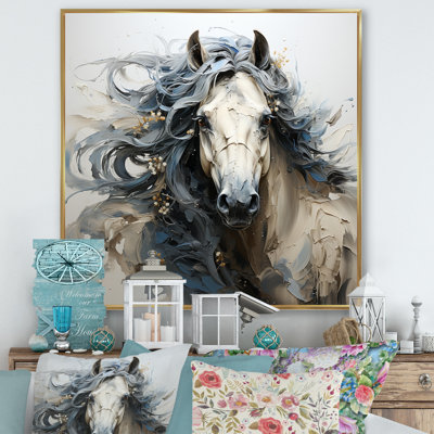 Fantaisie cheval féminin II sur toile