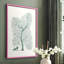 Antique encadré corail II, impression sur bois massif-2048262033-2048262032