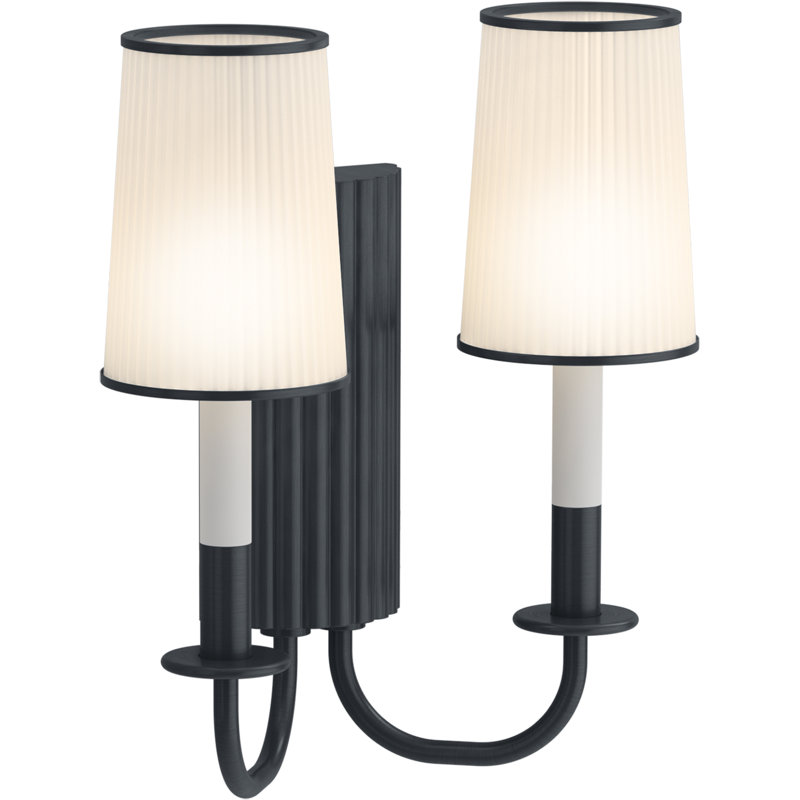 Tresdoux Two-Light Sconce, Gunmetal
