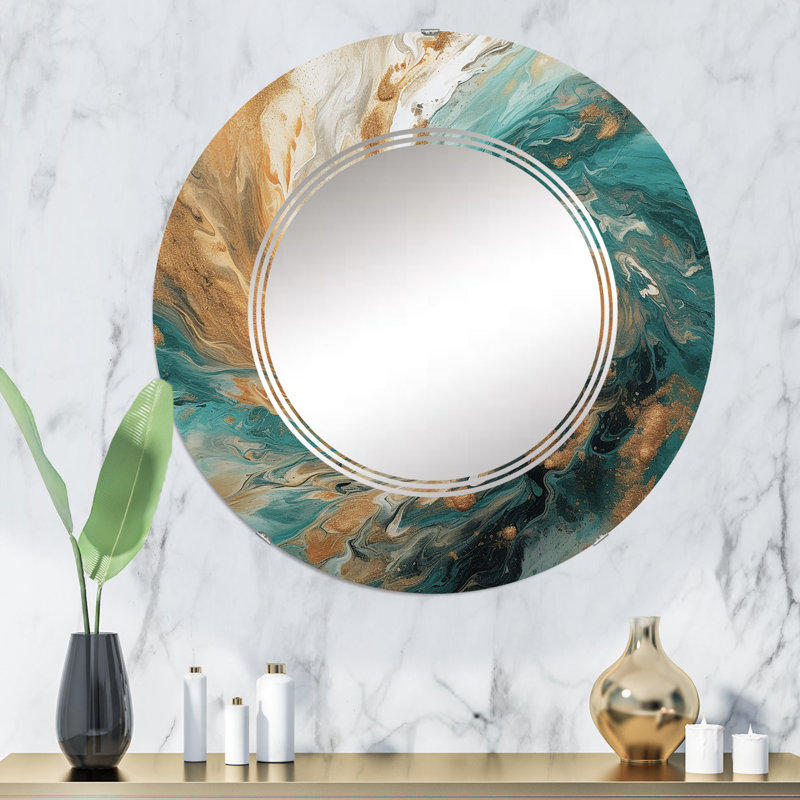 Miroir mural Zyien, 32 po x 32 po