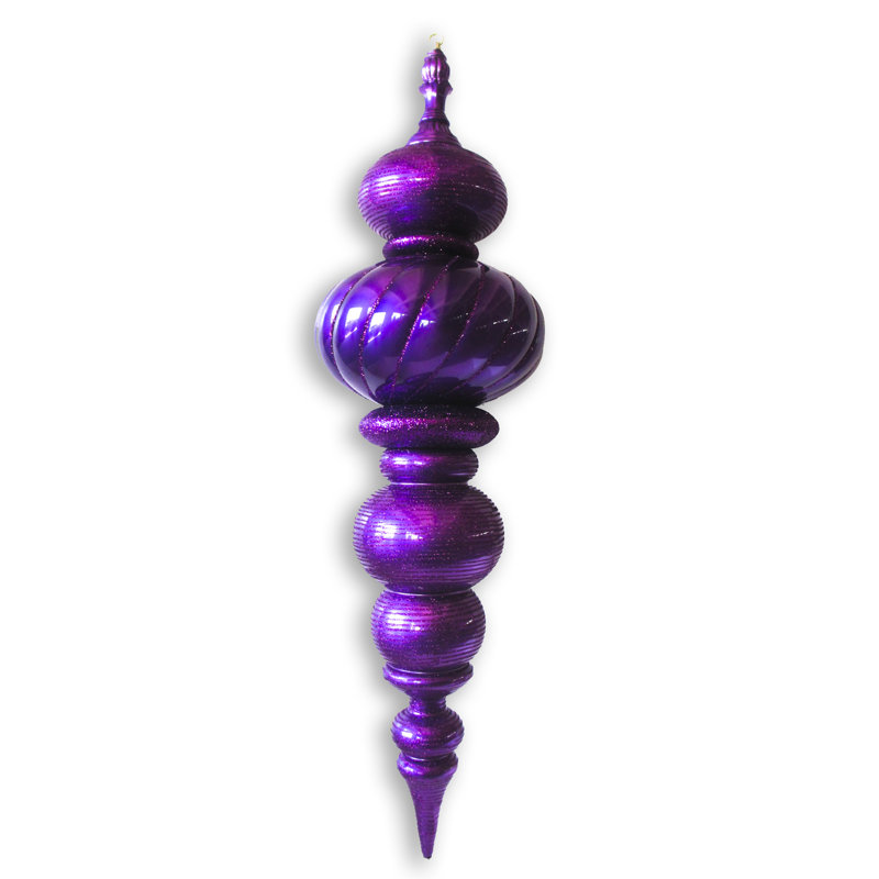 ornement Finial, Mauve, H 43 po x l 12 po x P 12 po