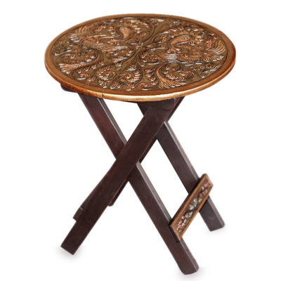 Table de bout pliante