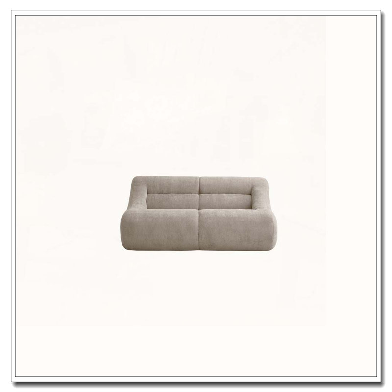 Canapé moderne avec tissu chenille, Beige