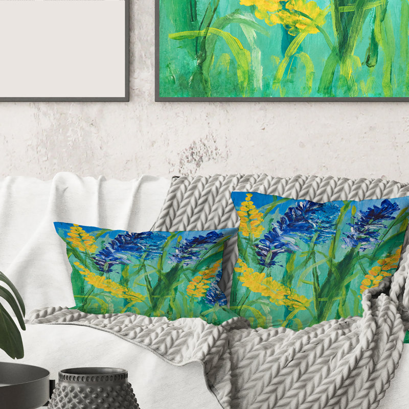 Floral Throw Pillow
