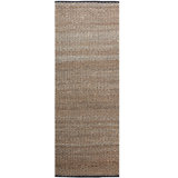 River Geometric Area Rug in Brown/Black