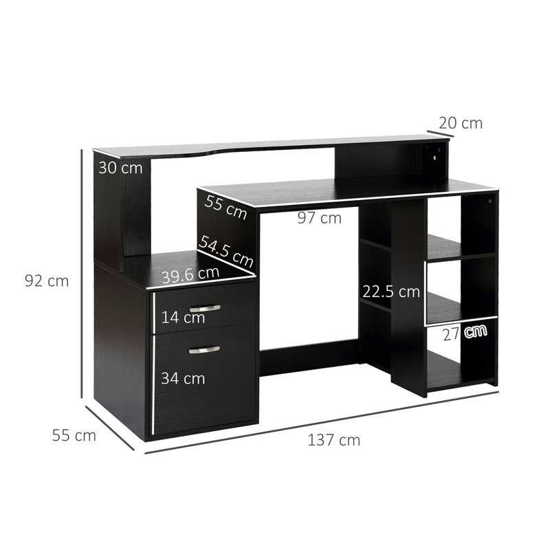 Computer Desk, Black