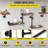 Williston Forge Industrial Pipe Shelving with 5-Tier Wood Planks