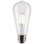 5 W (équivalent à 40 W), ampoule DEL ST19 à intensité variable, culot moyen E26 (standard)