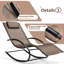 Chaise longue d'extérieur en métal Tyshika-1108327183