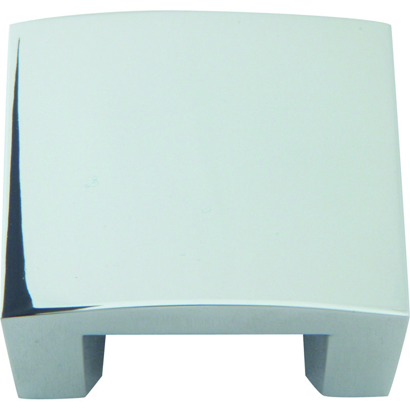 Centinel 1 3/4" Length Square Knob, Polished Chrome