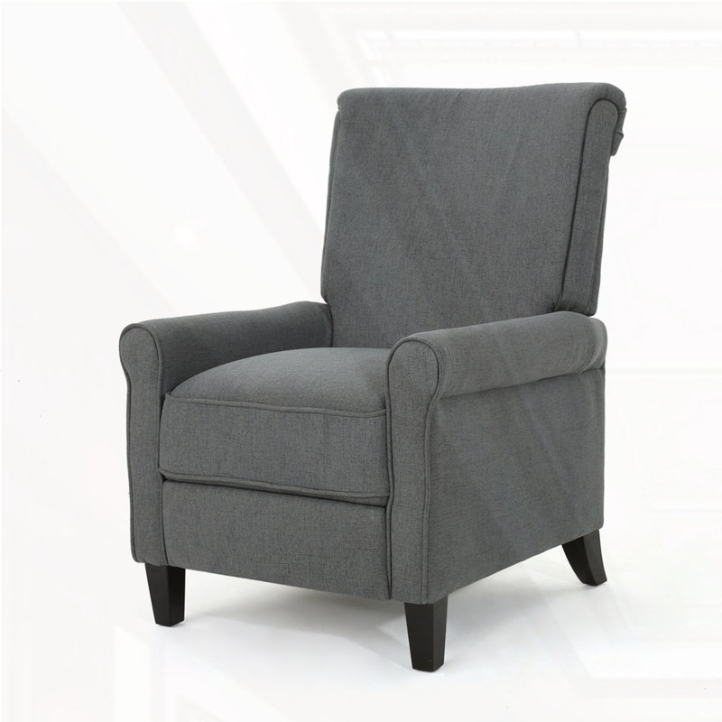 Fauteuil inclinable manuel manuel, Tissu gris anthracite