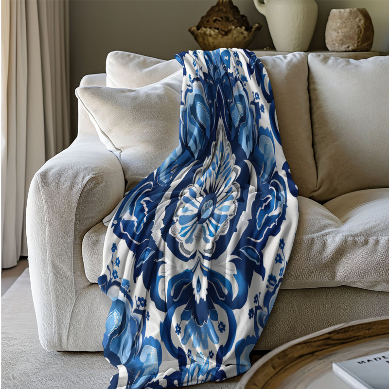Boho Glow - couverture sherpa de qualité supérieure 1 pièce, Grand lit