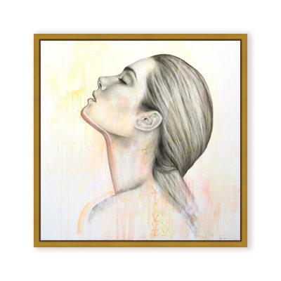 Classic Elegance Surrender I by  - Floater Frame Print on Canvas