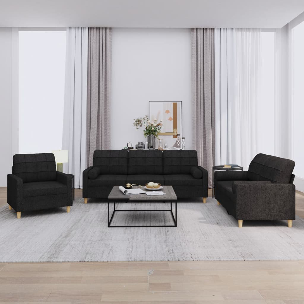 3-tlg. Sofa-Set Adlea