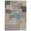 Wool and Viscose Patchwork Indoor Rug