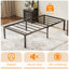 Structure de lit robuste, lit plateforme en métal sans sommier-1039662292-1007321421