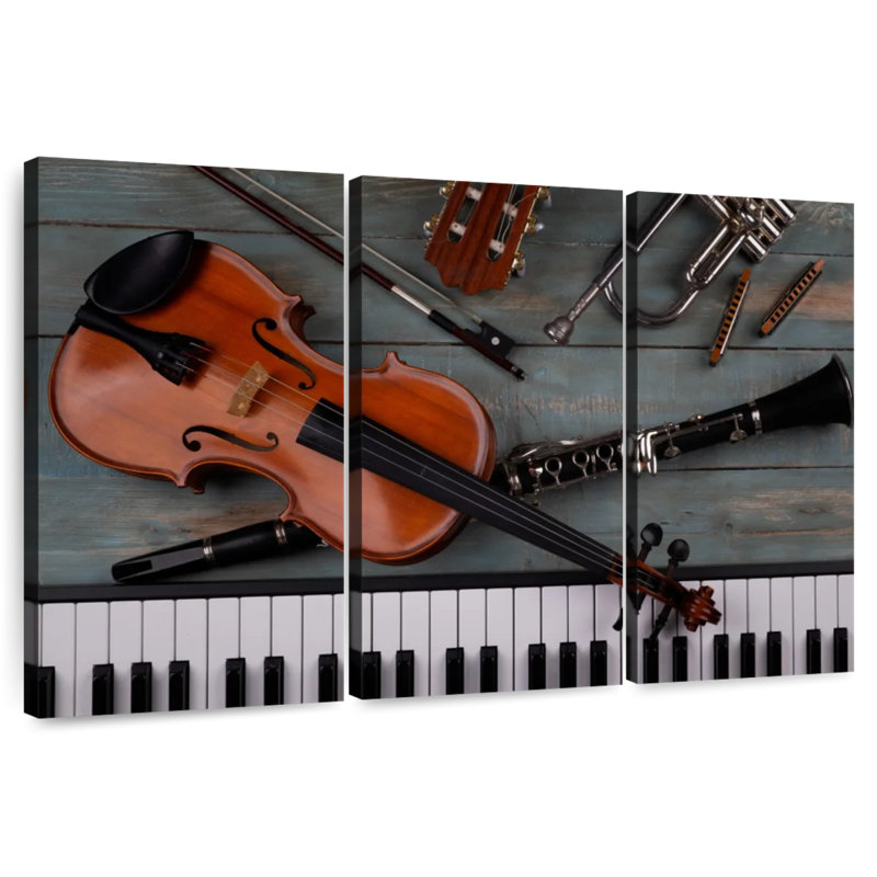 Abarca Various Musical Instruments, 28" H x 45" W