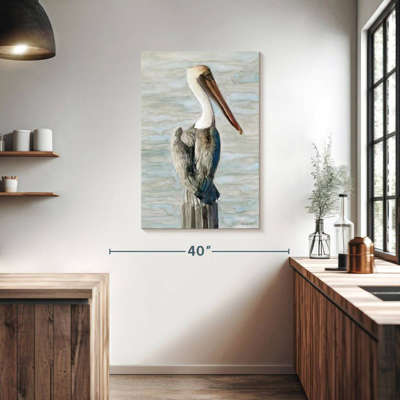 Brampt Classic Brown Pelican, 39" H x 26" W