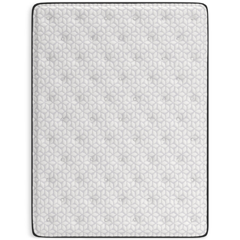 King White Plush Innerspring Mattress with Gel Memory Foam