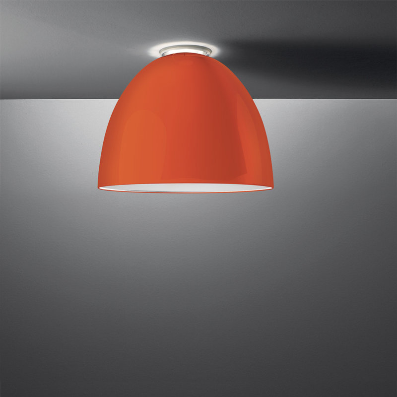 Gloss White 11" Halo Effect LED Bowl Flush Mount