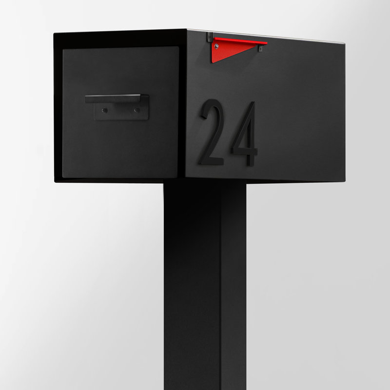 Boîte aux lettres Malone, Noir / Noir, Oui