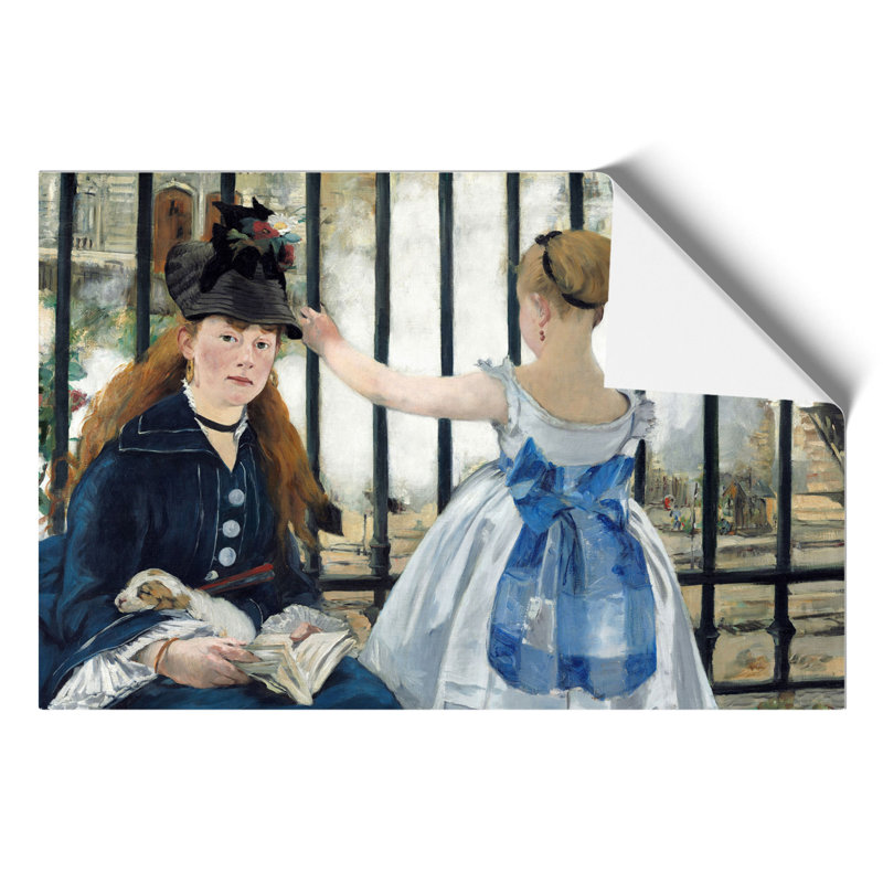 The Railway by Edouard Manet - Frameless Print, 21cm H x 30cm W x 0.1cm D