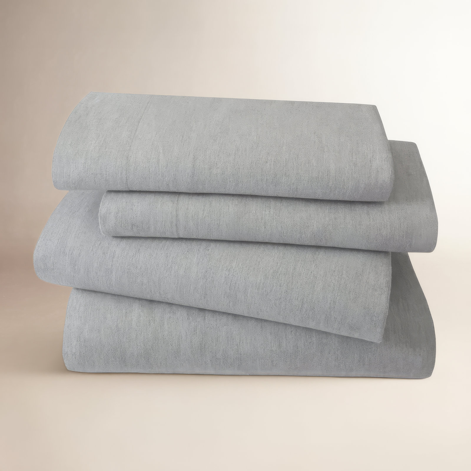 Cotton Flannel Fitted Sheet, King Fitted Sheet