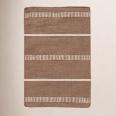 Flatweave Striped Outdoor Rug