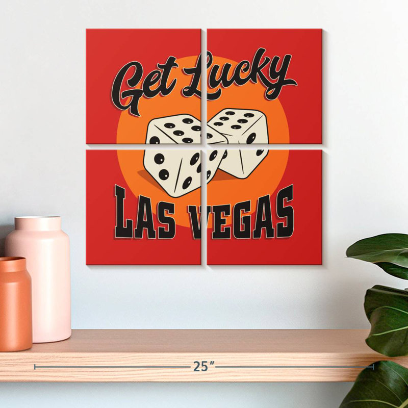 Senne Vintage Las Vegas, H 18 po x l 18 po