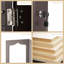 Armoire à bijoux à porte avec miroir pleine grandeur et 6 tiroirs