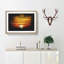 Orange Sunset - Single Picture Frame Print on MDF-56866368-56866369