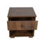 Lit rembourré Juarez avec 2 tables de chevet en bois assorties-115232013