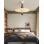 Luminaire suspendu floral de couleur crème pour chambre à coucher-241383211