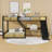 Metal Bunk Bed With L-Shaped Desk, USB Ports And Slide-1751049433