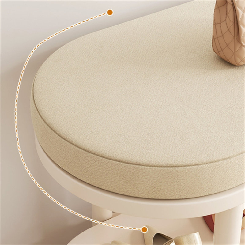 Kiian Cotton Blend Upholstered Storage Bench