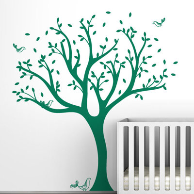Décalcomanie murale arbre tweet