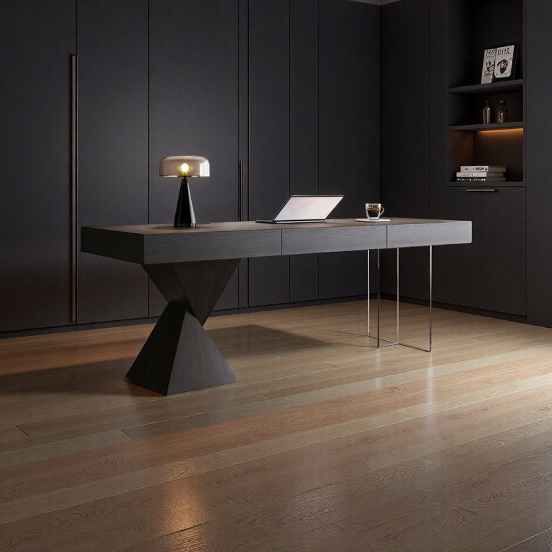 Bureau de luxe haut de gamme exquis, H 29,52 po x l 70,86 po x P 27,55 po