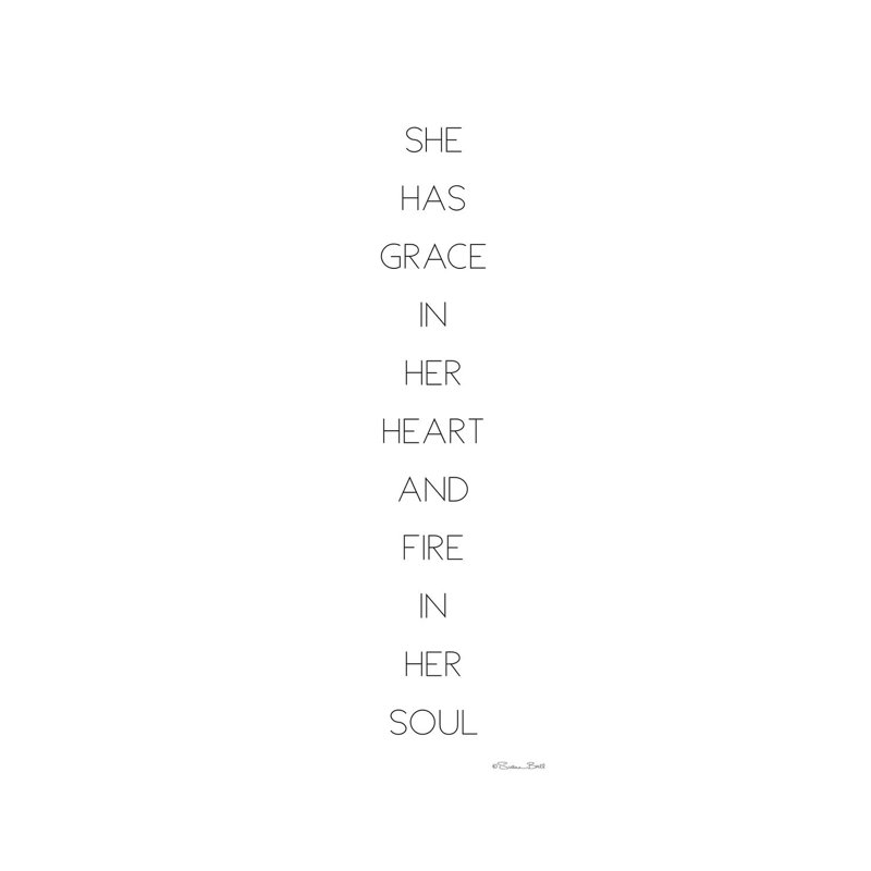 Fire In Her Soul by Susan Ball - Panoramic Print on Canvas, Wrapped Canvas, 91.44cm H x 30.48cm W x 1.91cm D