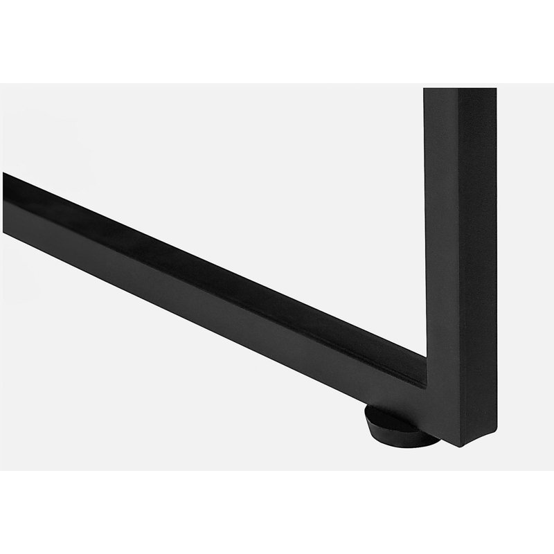 Tablette de présentation à 5 niveaux avec tablettes inclinées en forme de V, structure en métal noir, Gris
