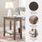 Laurent Solid + Manufactured Wood Narrow End Table-297605100