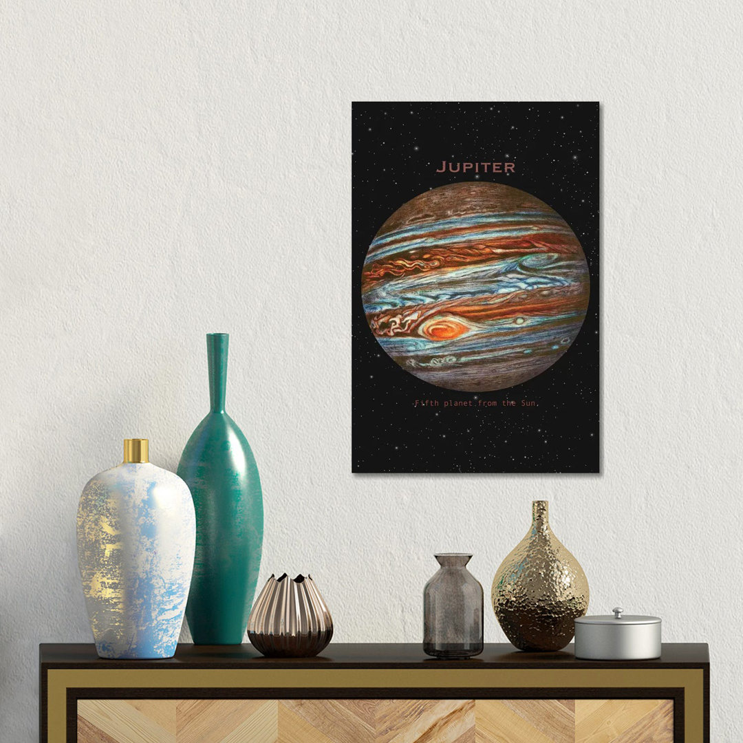 Jupiter von Terry Fan - Galerieverpackte Leinwand ohne Rahmen Giclée auf Leinwand