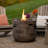 Oak Barrel Fire Pit