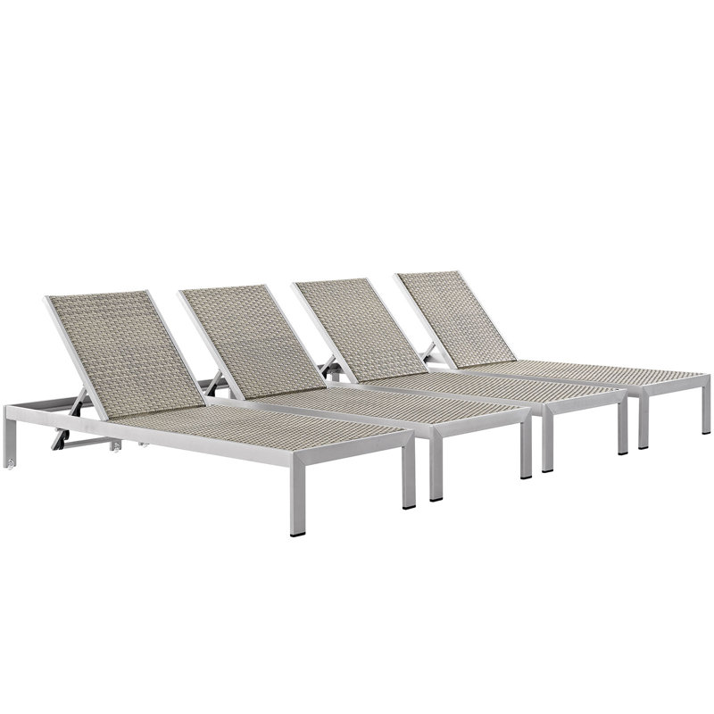 Shore Aluminum Outdoor Chaise