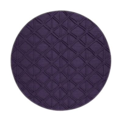 Tapis mauve intérieur et extérieur Trellis