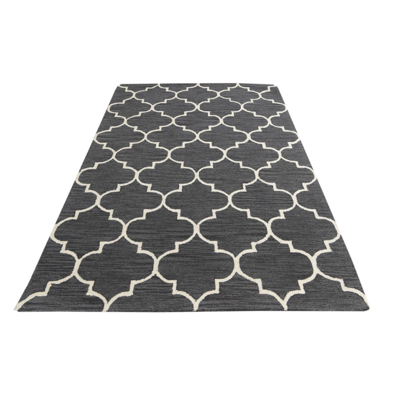 Tapis noir Otto