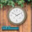 18" Indoor/Outdoor Atomic Clock with Temperature and Humidity-92906375